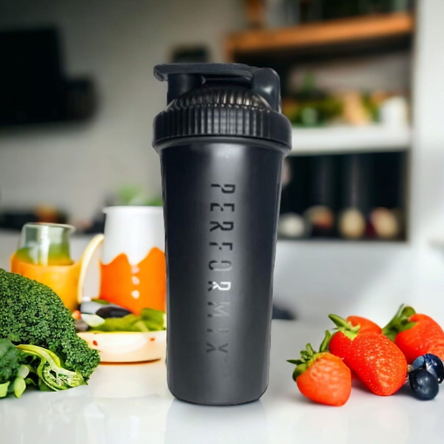 Classic Shaker Bottle Protein Shakes Preworkout Supplements Plastic Whisk Gym