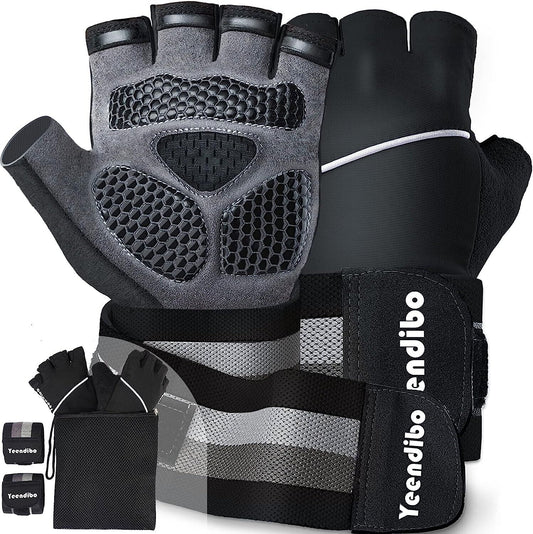 Guantes De Gimnasio Para Levantar Pesas Hacer Ejercicios Mujer Hombre Guantillas